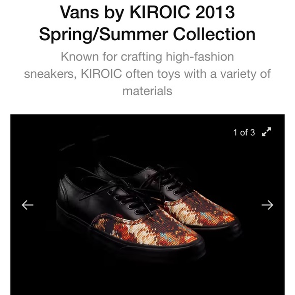 Vans KIROIC 2013 Authentic Ikat Tapestry Sneakers Men 8.5, Women US 10 - Picture 5 of 5